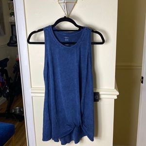 Chambray “Knot So Fast” loose tank - solidcore - Size M New With Tags